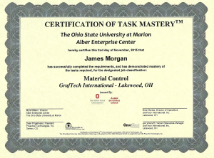 PTI CTM Certificate Sample